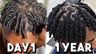 1 Year Visual Locs Journey | 1 - 12 Months Starter Locs (Dreadlocks Journey)