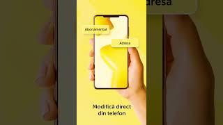 Solicită modificare, direct de pe telefon!