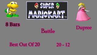 Super Mario Kart - Battle - 8 Bars Vs Dupree - Best Out Of 20 | 20 - 12