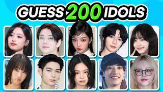 GUESS 200 KPOP IDOLS in 3 seconds  | KPOP QUIZ 2025