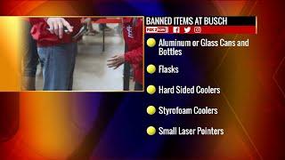 Don`t bring it! Guide to safety measures at Busch Stadium