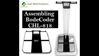How to Install-Deinstall BodeCoder CHL 818 Body Composition Analyzer?