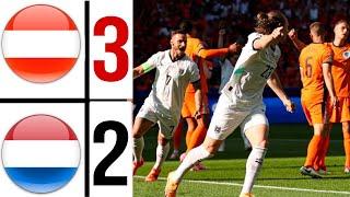 Netherlands vs Austria (2-3) Highlights | UEFA EURO 2024 || Niederlande 2-3 Österreich