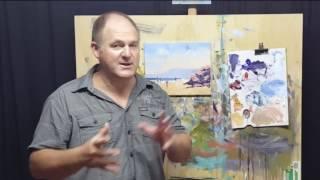 Learn To Paint - E3 "Morning Walk Sorrento" Acrylic Painting for Beginners #MooreMethod