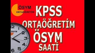 REKLAMSIZ ORTAÖĞRETİM KPSS ÖSYM SAATİ (130 DAKİKA) #kpss #yks #tyt #ales #dgs #ösym saati #ösymsaati