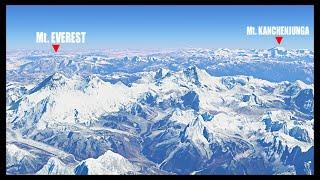 Mount Everest to Mount Kanchenjunga