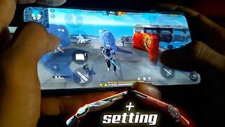 World Fastest ￼Handcam Player ️ 4 Finger Crazy Costom HUD Setting ️