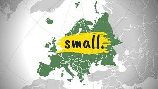 Europe's True Size (Is Smaller Than You Might Think)