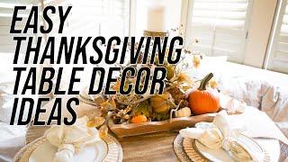 Fall Table Decoration Ideas - Create a Beautiful and Elegant Harvest Table on a Budget