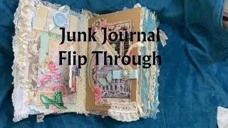 Shabby chic Junk Journal Flip Through