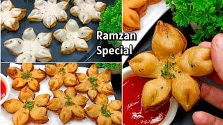 Ramzan Special Recipes | Flower Samosa Recipe | Ramadan Recipes | New Recipe | Samosa Recipe