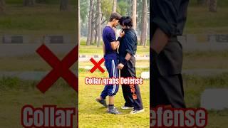 How to Defend Against Collar Grabs #bestselfdefense #selfdefance #martialarts #taekwondo #kravmaga