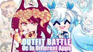 #y3llowdiffapps || Oc In Different Apps || @y3llowx  VS @G-LIFEForce || Fake Collab || Gacha FNF