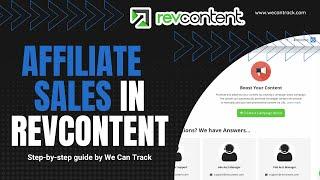 How to integrate affiliate conversions in Revcontent?