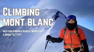 Climbing to the Summit of Mont Blanc 4,809m - The highest Mountain in Western Europe @CarolineLeon