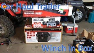 Car Haul Trailer Winch Install