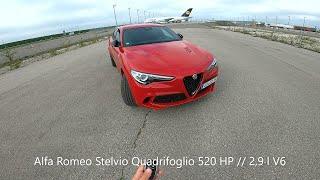 Alfa Romeo Stelvio Quadrifoglio: 520 HP Power Demonstration!