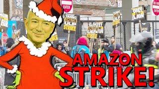 LIVE from Amazon Workers Christmas STRIKE in NYC