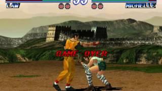 Tekken 2 Ver.B (Namco 1996)  Attract Mode 60fps