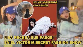 Lisa estrena nueva serie, hace live recreando pasos en Victoria Secret, Jennie es baneada, Rosé vlog