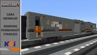 Tutorial Membuat Gerbong Pembangkit Stainless Steel di Minecraft