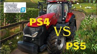 Farming Simulator 22 Ps4 vs Ps5 FS22 4K