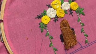 Hair embroidery tutorial for beginners | by Ms.Stitch Master