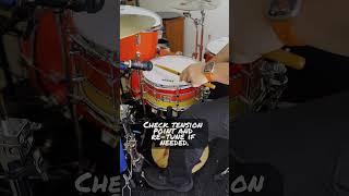 How do you get this kind of #snare #drum sound? #shorts #short #drums #sound #tune #tuning #tone