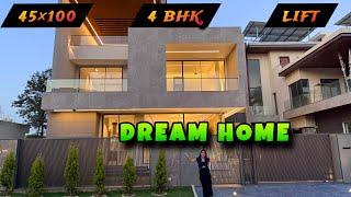 Tour a Brand New 1 Kanal Luxury Duplex House With 4 BHK,LIFT & Interior Design | Luxury House Design