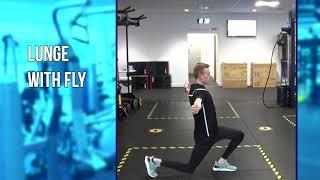 Warm Up - Dynamic Stretch - Lunge with Fly