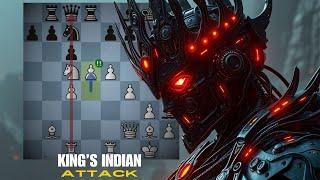 Ruthless King's Indian Attack by Stockfish 17!!!