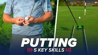 The 5 KEY SKILLS you need to IMPROVE your PUTTING