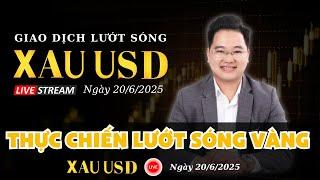 LIVESTREAM TRADING Thực chiến lướt sóng vàng ngày 20/6/2025.#xauusd #nhandinhxuhuongvang