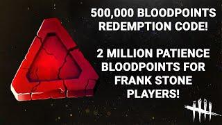 Dead By Daylight Castlevania 500K Bloodpoints Code! Frank Stone EXTRA 2 Million Bloodpoints!