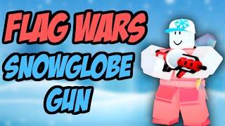 USING THE SNOWGLOBE GUN ON ROBLOX FLAG WARS