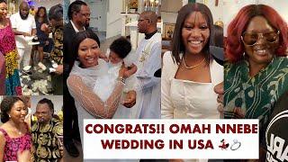 Congrats!! Omah Nnebe’s Wedding In USA As Chinenye Nnebe & Uche Nancy Celebrates (FULL VIDEO)