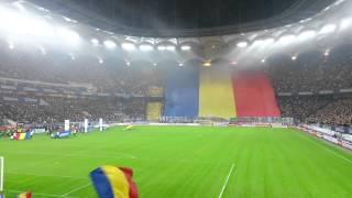 Romania - Greece : Imnul national - Amazing crowd (Best anthem) - Desteapta-te romane!