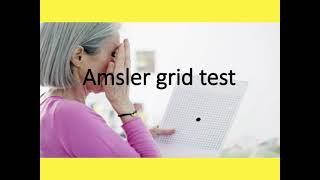 Amsler grid test simplified #retina