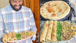 Sabaayad hada qas hada dub Iyo Suqaar aan caadi ahayn/best ways to make chapati|Chef Hussein