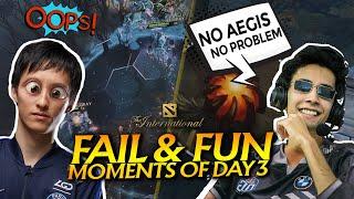 The International 10 - TI10 Best FAIL and FUN Moments of Group Stage - Day 3