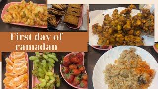 First day iftari preparation Ramadan vlogs