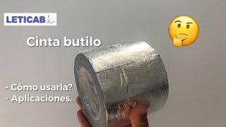 CINTA BUTILO aplicaciones REPARACIÓN GOTERAS