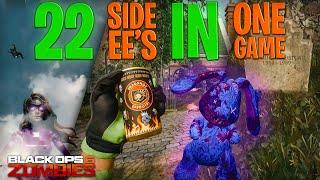 ALL 22 SIDE EASTER EGGS IN LIBERTY FALLS IN ONE GAME! ( Black Ops 6: Zombies )