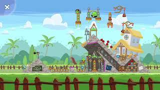 Angry Birds Friends Level 9 Tournament 1438 three stars NO POWER-UP walkthrough 2024-08-24