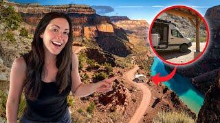 Van Camping at the Bottom of the Grand Canyon