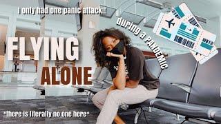 flying alone for the first time in a PANDEMIC?! (vlog)