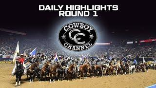 The 2024 #WranglerNFR Round 1 Highlight is provided by the Cowboy Channel