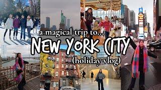 MY FIRST TIME IN NYC | Times Square, Broadway, Central Park, Brooklyn Bridge (New York vlog)