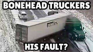 Prime Inc Jackknife On Camera | Bonehead Truckers of the Week