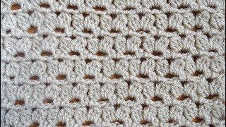 Learn The Beautiful V Cluster Crochet Stitch With This Easy Right-handed Tutorial!